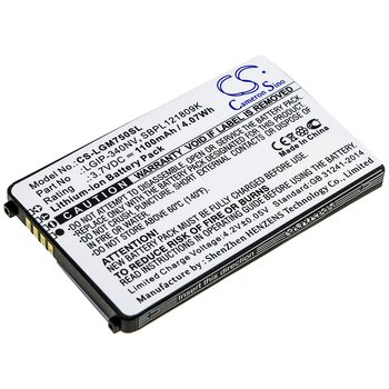 CS-LGM750SL - replacement battery for LG
