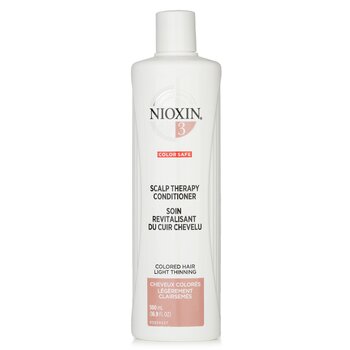 Nioxin Density System 3 Acondicionador Terapia de Cuero Cabelludo (Cabello Tinturado, Adelgazamiento Ligero, Seguro para el Color)