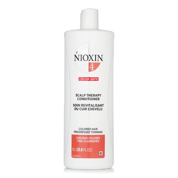 Nioxin Acondicionador Density System 4 Scalp Therapy (Cabello teñido, pérdida de cabello progresiva, cabello teñido seguro)
