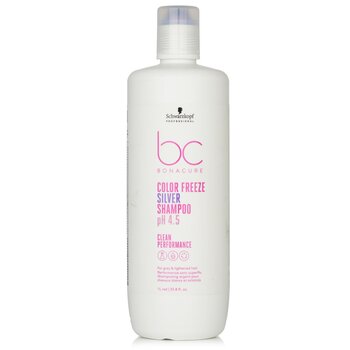 BC Bonacure pH 4.5 Color Freeze Silver Champú (Para cabello gris y aclarado)