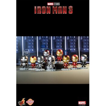 Iron Man 3 - Colección Iron Man Cosbi Bobble-Head (cajas ciegas individuales)