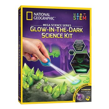 Mega laboratorio científico de National Geographic: kit científico que brilla en la oscuridad