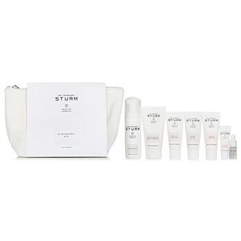 The Discovery Kit: Limpiador, Exfoliante Facial, Mascarilla Facial, Suero Hialurónico, Crema Contorno de Ojos, Crema Facial y Crema Corporal Antiedad
