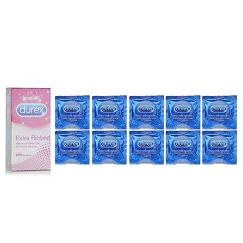 Condones extra acanalados 10 piezas