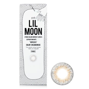 Lilmoon Crema Grege 1 Día Lentes de Contacto de Color - - 3.00