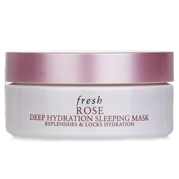 Mascarilla para dormir de hidratación profunda de rosa