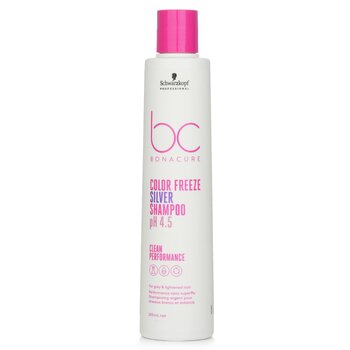 BC Bonacure pH 4.5 Color Freeze Silver Champú (Para cabello gris y aclarado)