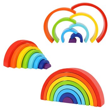 Apilador de arcoíris 8 piezas