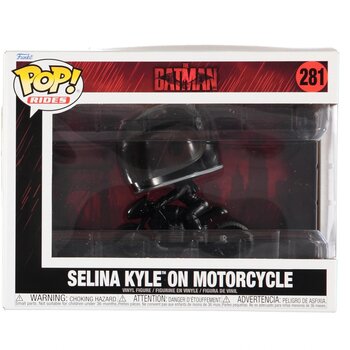 ¡ESTALLIDO! Ride DLX: The Batman- Selina Kyle en motocicleta Figuras de juguete