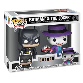 ¡ESTALLIDO! Héroes: Batman (1989) - Figuras de juguete de Joker y Batman