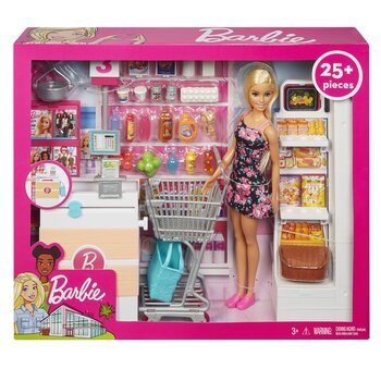 Supermercado con muñeca (Rubia)