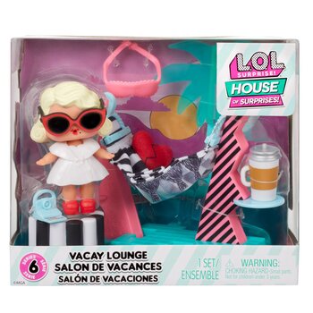 Juego de muebles Surprise HOS con muñeca - Vacay Lounge