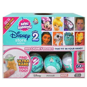 5 Mini Marcas Sorpresa Disney Store S2 en 24uds PDQ