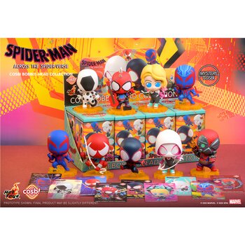 Spider-Man: Across The Spider-Verse Cosbi Bobble-Head Collection (caja de 8 cajas ciegas)