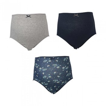 CALZONES MATERNIDAD PACK 3 FLORES M-L
