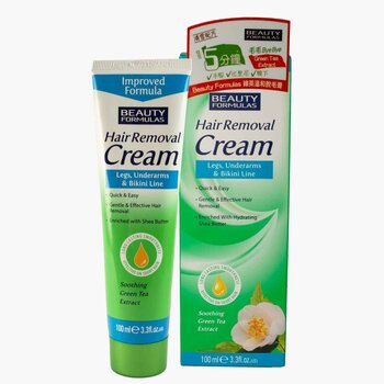 Crema Depilatoria Calmante con Extracto de Té Verde