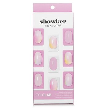 Tira de uñas de gel Showker # CSA111 Mármol de primavera