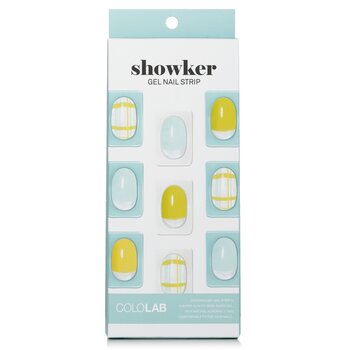 Tira de uñas de gel Showker # CSA611 Pastel Check