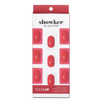 Tira de uñas de gel Showker # CSF511 Kiss You Red