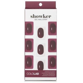 Tira de uñas de gel Showker # CSF512 Better Deep Red