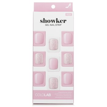 Tira de uñas de gel Showker # CPG107 Tutú romántico