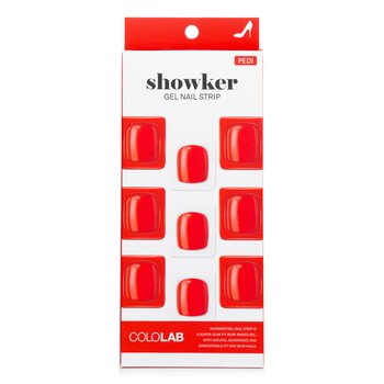 Cololab Showker Gel Nail Strip # CPF504 Real Red