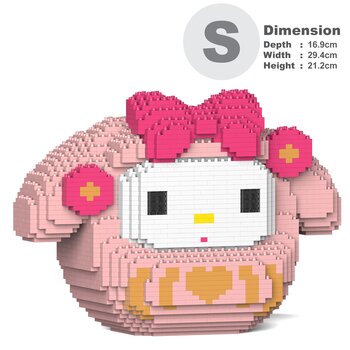 Juego de ladrillos de construcción My Melody Daruma 01S