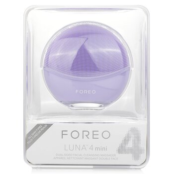 Mini masajeador de limpieza facial de doble cara Luna 4 - Lavanda