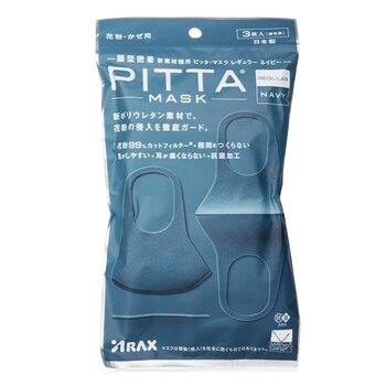 Mascarilla Arax Pitta Azul Marino Regular - 3 Hojas