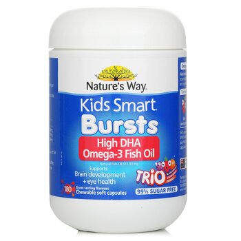Nature's Way - Kids Smart Omega-3 High DHA Fish Oil Trio 180 Cápsulas (importación paralela)