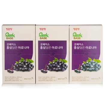 Ginseng rojo coreano con bebida de aronia