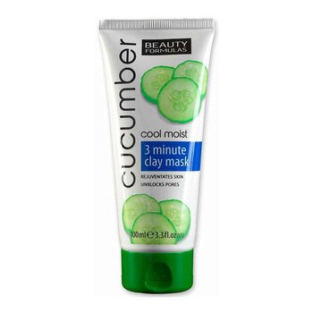 Mascarilla de arcilla fresca y húmeda de pepino de 3 minutos