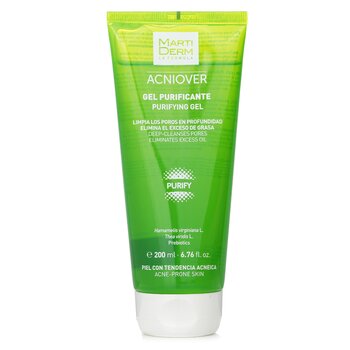 Acniover Gel Purificante Limpia profundamente los poros Elimina el exceso de grasa (Para pieles con tendencia acneica)