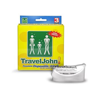 TRAVEL JOHN Disposable Urine Bag (3Pcs Per Bag)