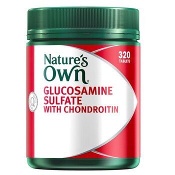 [Agente de ventas autorizado] Nature's Own Glucosamina Sulfato con Condroitina - 320 tabletas