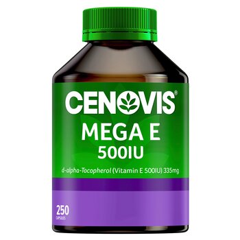 [Agente de ventas autorizado] Cenovis MEGA E 500 mg - 250 Cápsulas
