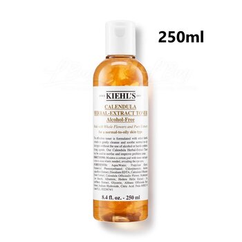Tónico sin alcohol con extracto de hierbas de caléndula