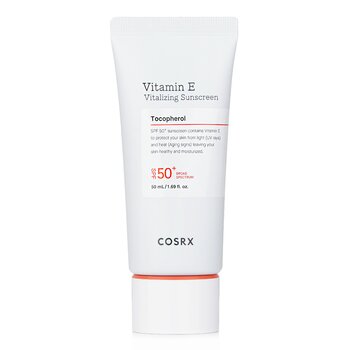 Protector solar vitalizante con vitamina E SPF 50+