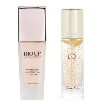 L'Or Radiance Concentrado con Maquillaje Pure Gold + BIO UP Rose Collagen Intensive Serum Foundation SPF50 30ml