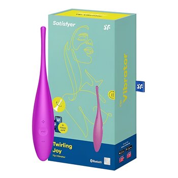 Vibrador Twirling Joy Tip con control por aplicación - # Fucsia