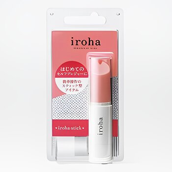 Vibrador Iroha Stick - # Rosa x Blanco