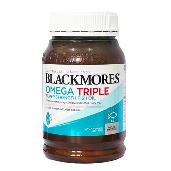 Aceite de pescado Omega Triple Super Strength 150 cápsulas [Importación paralela]