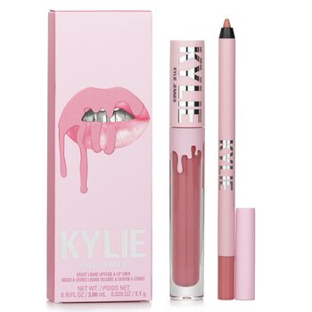 Velvet Lip Kit: Liquid Lipstick 3ml + Lip Liner 1.1g - # 705 Charm