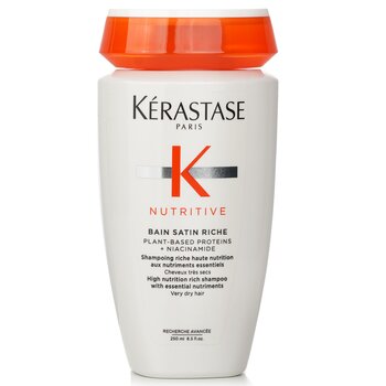 Kerastase Nutritive Bain Satin Riche High Nutrition Rich Shampoo With Essential Nutriments (Very Dry Hair)