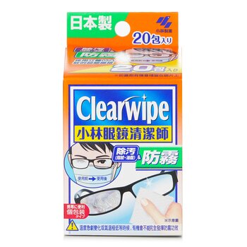 Clearwipe Limpieza de lentes y pañuelos antivaho 20P