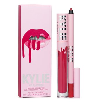 Kit de labios mate: lápiz labial líquido mate 3 ml + delineador de labios 1,1 g - # 503 Bad Lil Thing