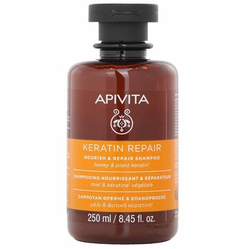Apivita Champú nutritivo y reparador Keratin Repair