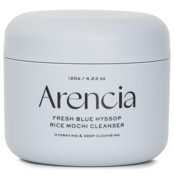 Limpiador de mochi de arroz con hisopo azul fresco