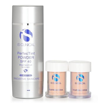 IS Clinical Perfectint Powder SPF 40 Sunscreen Cream (1 Brush + 2 Cartridges) (Unboxed)