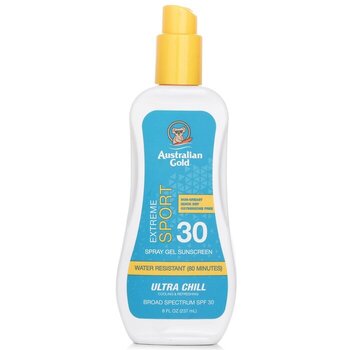 Australian Gold Extreme Sport Spray Gel con Ultra Chill SPF 30